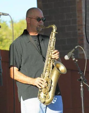 Doug Carmichael performing saxophone, saxophone instructor at Mojo's Music Academy in Longmont, CO
